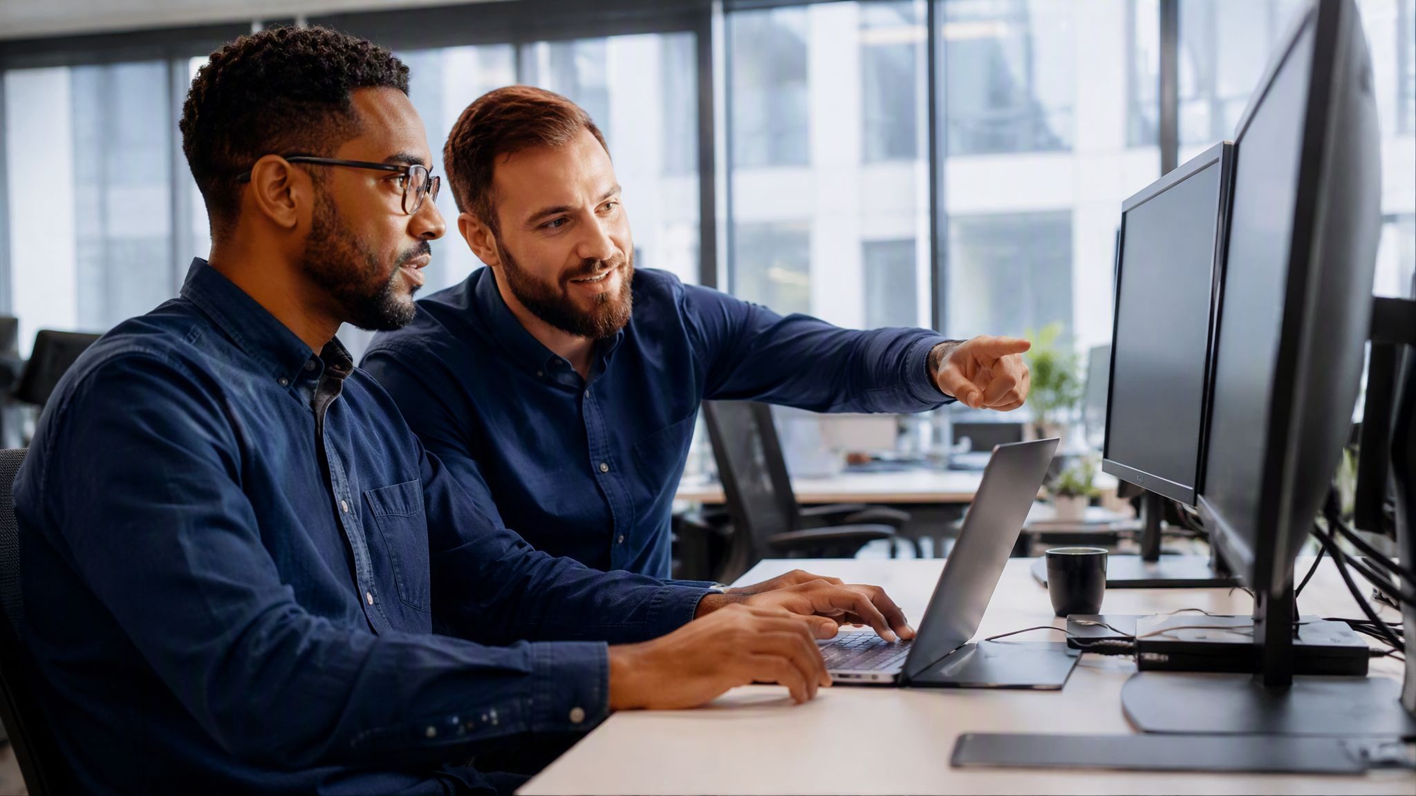 CWV engineers collaborating on a client environment